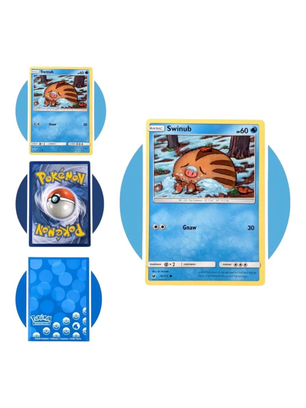 Crimson Invasion Pokemon Card (DX21): Swinub 19/111